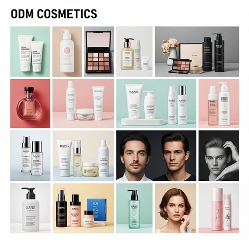 ODM cosmetics service, draw a picture for Applicable to
